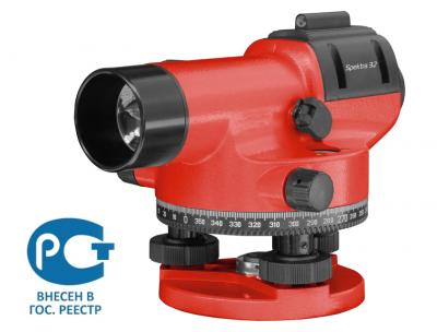 Комплект геодезического оборудования Spektra 32X (Нивелир Spektra 32x+рейка 3м+ штатив S6-2)