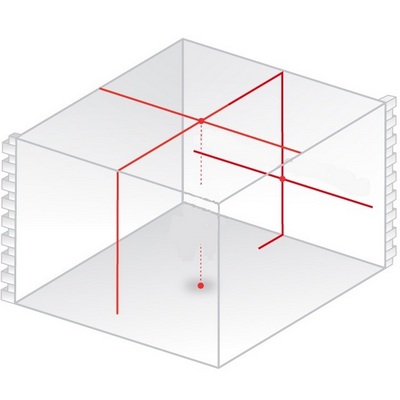 Лазерный уровень-нивелир KEEPER LASER 2D CROSS