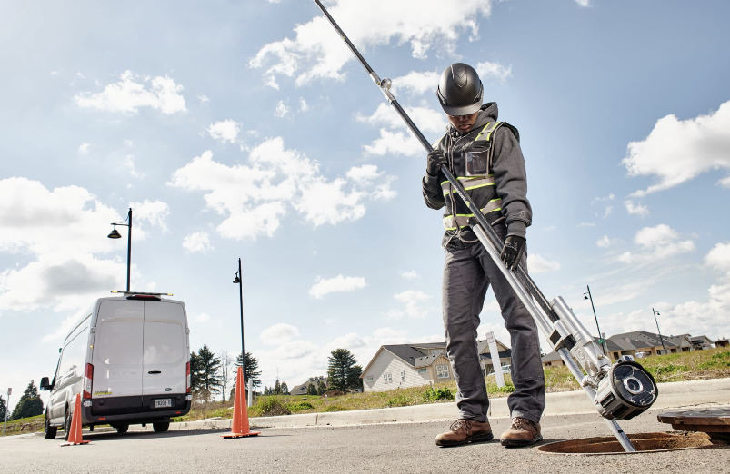 Система QuickView для телеинспекции трубопроводов, люков и резервуаров