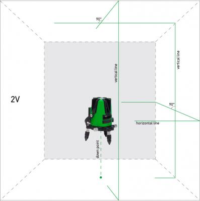 Лазерный уровень ADA 3D LINER 2V GREEN