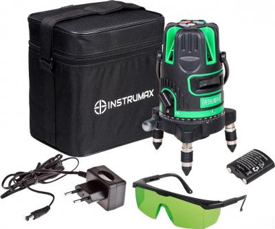 Построитель лазерных плоскостей INSTRUMAX GREENLINER 4V
