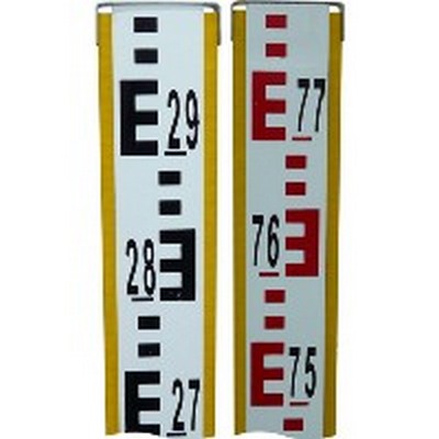 Телескопическая алюминиевая нивелирная рейка Vega TS4M