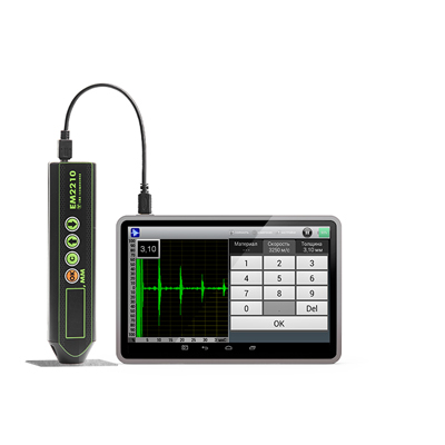 Мини ЭМА толщиномер EM2210