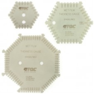 Гексагональная гребенка из нержавеющей стали для определения толщины мокрого слоя TQC SP4000 / 4010 / 4020