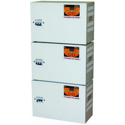 Трехфазные стабилизаторы напряжения ТЕХНО-АС (снят с производства)