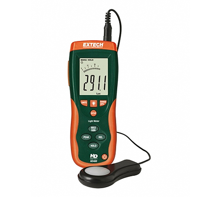 Измеритель освещенности с регистрацией данных для работы в тяжелом режиме Extech HD450 (снят с производства)