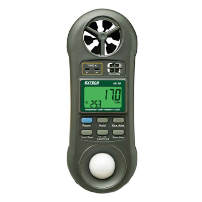 Измеритель освещённости /гигротермоанемометр Extech 45170 (снят с производства)