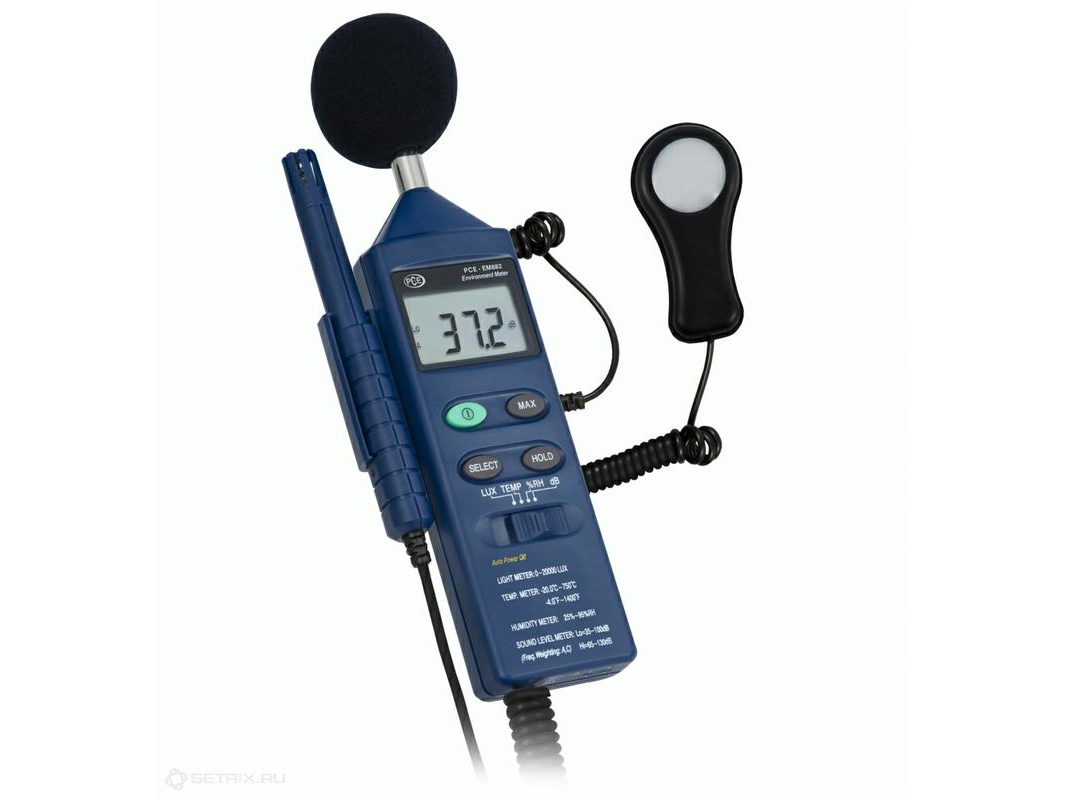 Многофункциональный люксметр PCE-EM882