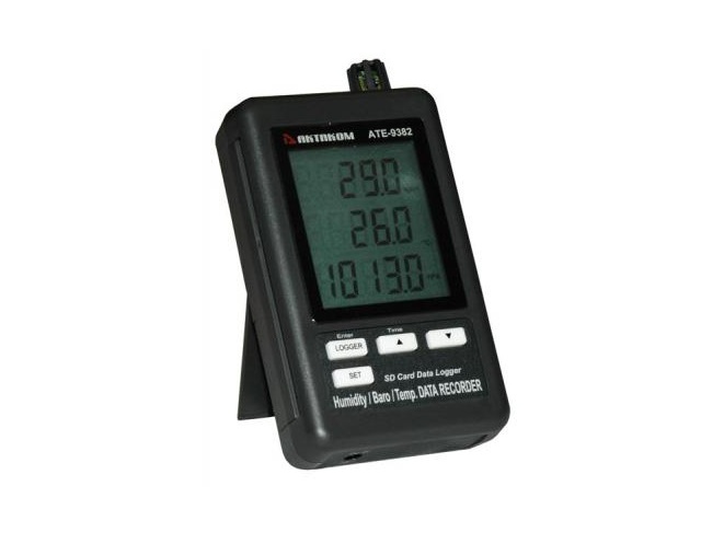 Измеритель-регистратор температуры, влажности, давления АТЕ-9382