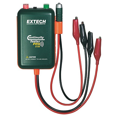 Тестер для проверки цепи на обрыв дистанционного и прямого действия Extech CT20 (снят с производства)