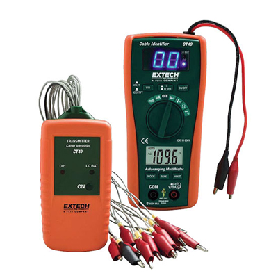 Кабельный тестер/набор для тестирования 16 линий Extech CT40 (снят с производства)