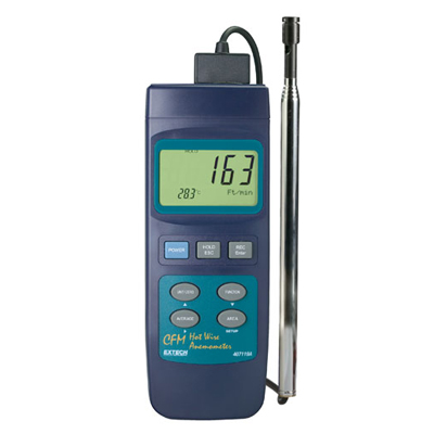 Термоанемометр CFM с тепловой системой для работы в тяжелых условиях Extech 407119 (снят с производства)