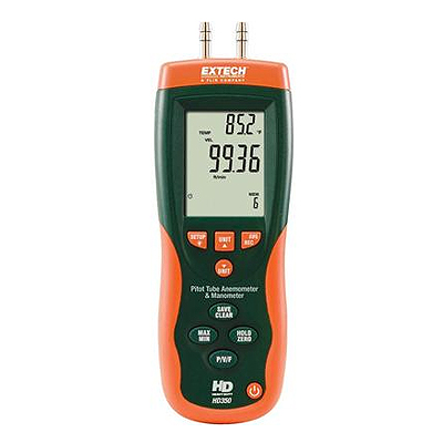 Анемометр Пито + Дифференциальный манометр Extech HD350 (снят с производства)