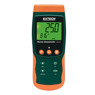 Термоанемометр/регистратор с вентилятором Extech SDL310 (снят с производства)