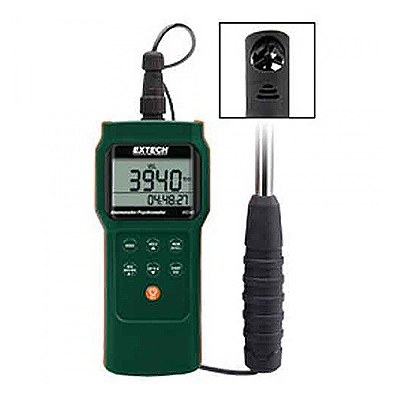 Термо/Гигро/Анемометр с функцией измерения точки росы и температуры смоченного шарика Extech AN340 (снят с производства)