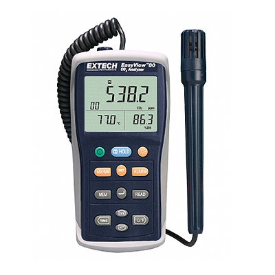 Прибор для определения качества воздуха в помещении с регистратором данных Extech EA80 (снят с производства)