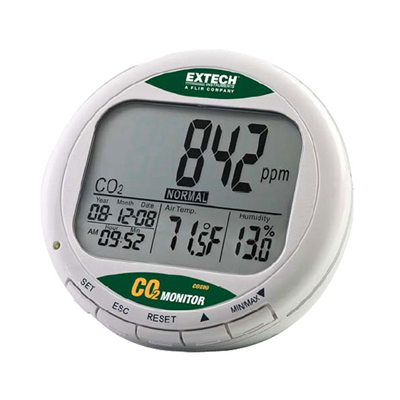 Настольный измеритель качества воздуха и концентрации углекислого газа (СО2) Extech CO200 (снят с производства)