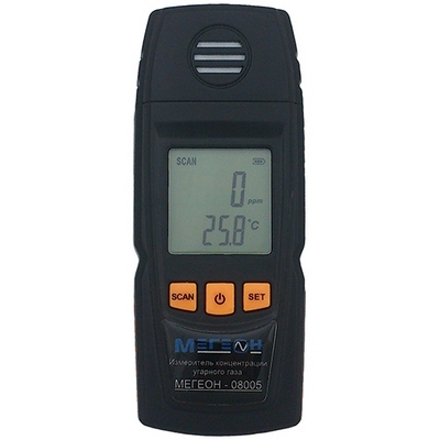 Прибор для определения содержания оксида углерода Мегеон 08005
