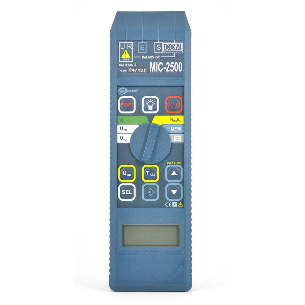 MIC-2500 Измеритель сопротивления, увлажненности и степени старения электроизоляции (снят с производства)