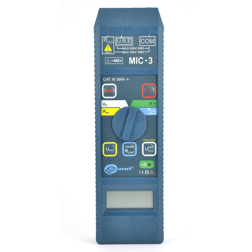 MIC-3 Измеритель сопротивления электроизоляции, проводников присоединения к земле и выравнивания потенциалов (снят с производства)