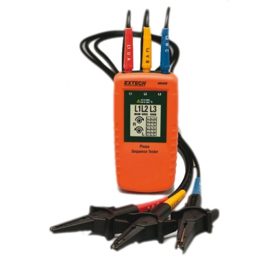 Индикатор порядка чередования фаз для трехфазных источников питания Extech 480400 (снят с производства)