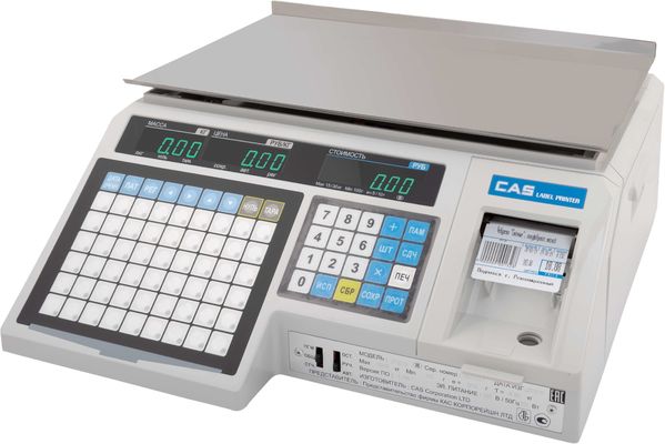 Весы торговые с печатью этикеток CAS LP-06 (1.6)