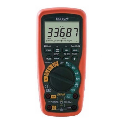 Промышленный мультиметр/регистратор данных Extech EX540 TRUE RMS (снят с производства)
