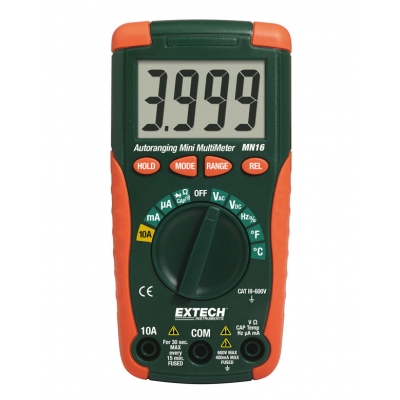 Цифровой мини-мультиметр Extech MN16 (снят с производства)