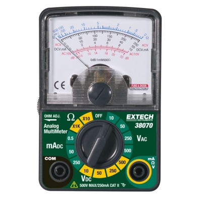 Аналоговый мини-мультиметр Extech 38070 (снят с производства)