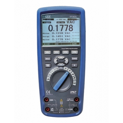 Профессиональный цифровой мультиметр DT-9979 в двойном пластиковом водонепроницаемом корпусе