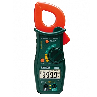 Токоизмерительные клещи Extech 38389 на 600А с функцией измерения температуры (снят с производства)