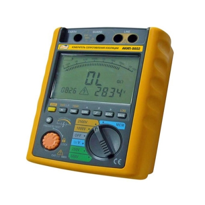 Измерители сопротивления изоляции (мегаомметр) АКИП-8602 (снят с производства)