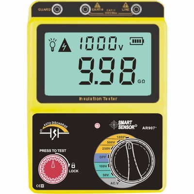 Тестер сопротивления изоляции AR907+