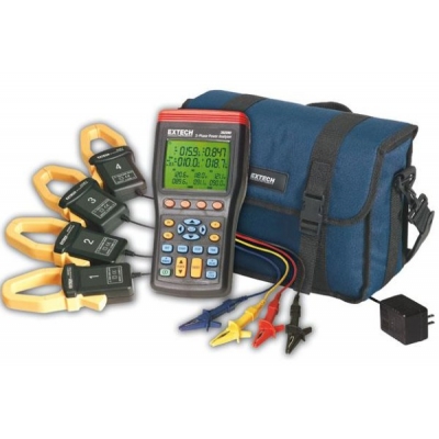 3-х фазный анализатор мощности/регистратор на 1000А Extech 382091 (снят с производства)