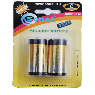 Элемент питания алкалиновый SONEL 1,5V LR14 (снят с производства)
