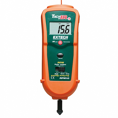 Комбинированный тахометр Extech RPM10 + ИК термометр (снят с производства)