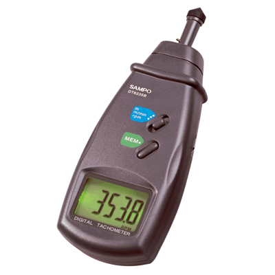 Контактный тахометр и измеритель поверхности DT6235B