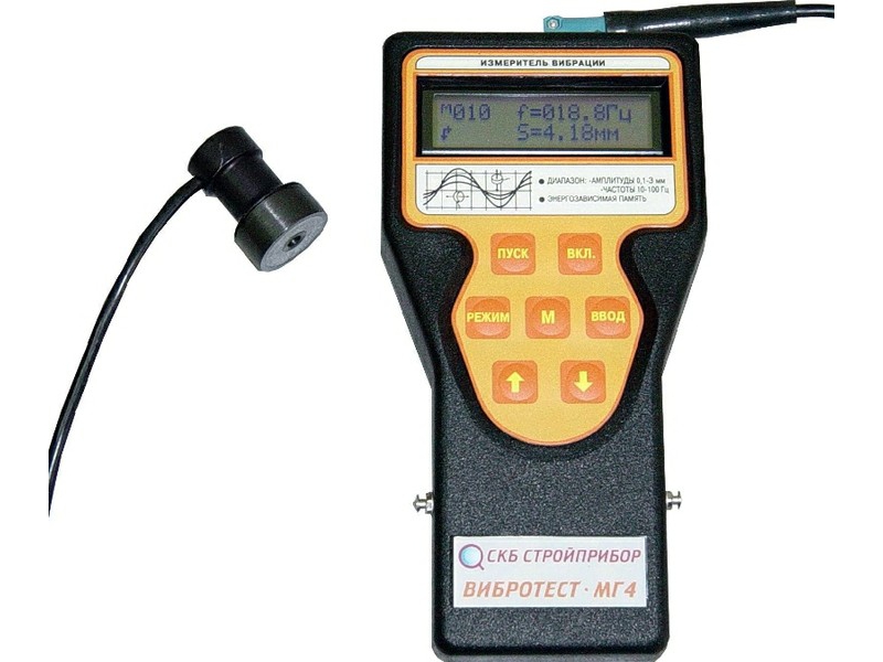 Измеритель параметров вибрации Вибротест-МГ4, Вибротест-МГ4.01
