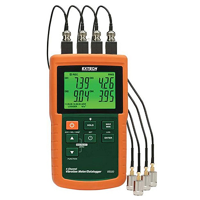 Четырёхканальный измеритель-регистратор вибраций Extech VB500 (снят с производства)