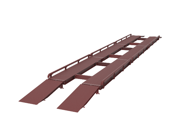 Колейные автовесы МВСК Уралвес-100-КН.У.1-Н6 (20х3)