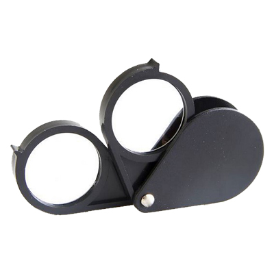 Лупа пл.№ 18-30(х10), склад., двойная