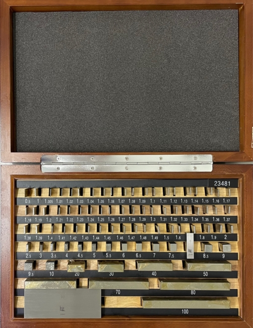 Набор концевых мер длины КМД №22 КТ1