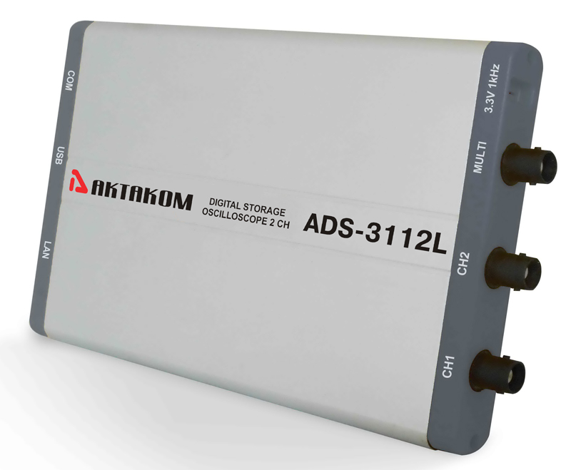 ADS-3112L Двухканальный USB осциллограф — приставка(снят с производства)