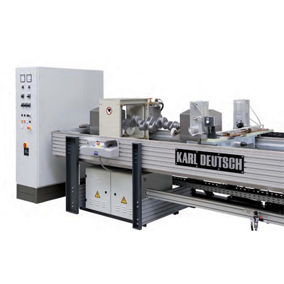 DEUTROFLUX UWS – стационарные магнитопорошковые дефектоскопы для длинных изделий