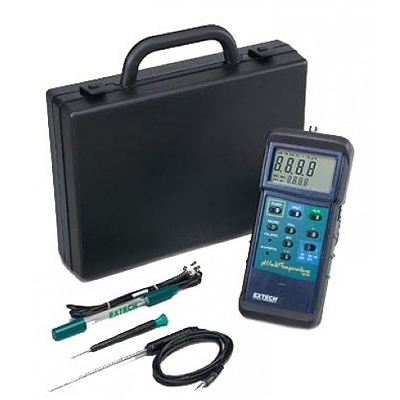 Комплект для измерения в тяжелых условиях рН/окислительно-восстановительного потенциала/температуры Extech 407228 (снят с производства)