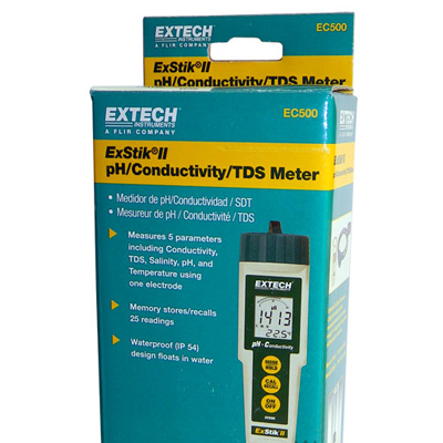 Водонепроницаемый прибор Extech EC500 ExStik II для измерения рН/проводимости (снят с производства)