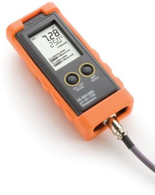 pH-метр/кондуктометр/термометр портативный водонепроницаемый HI 991300 (pH/EC/TDS/T)