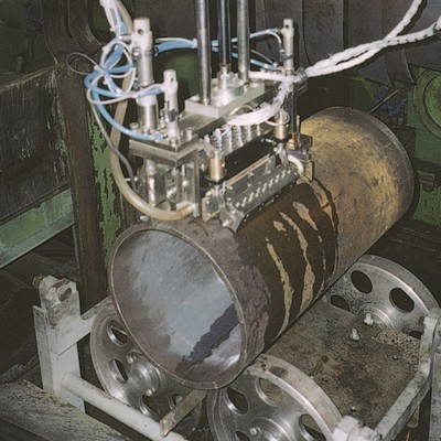 Установка АУЗК концов труб