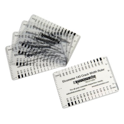 Линейка для расчета ширины трещин в бетоне Elcometer 143