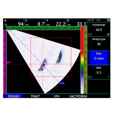 Ультразвуковой дефектоскоп на фазированных решетках УСД-60ФР